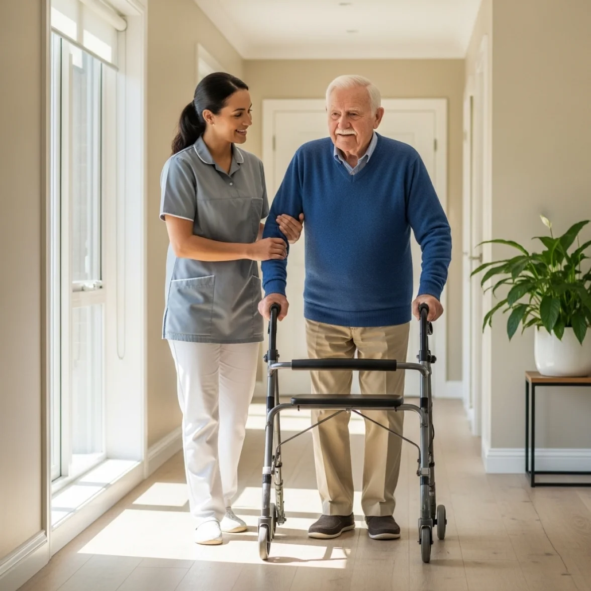 Elderly care support at home